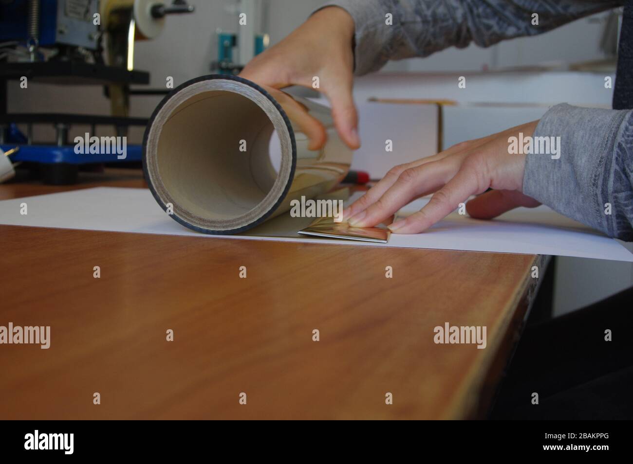 The many uses of golden premium glossy foil. Printed with professional