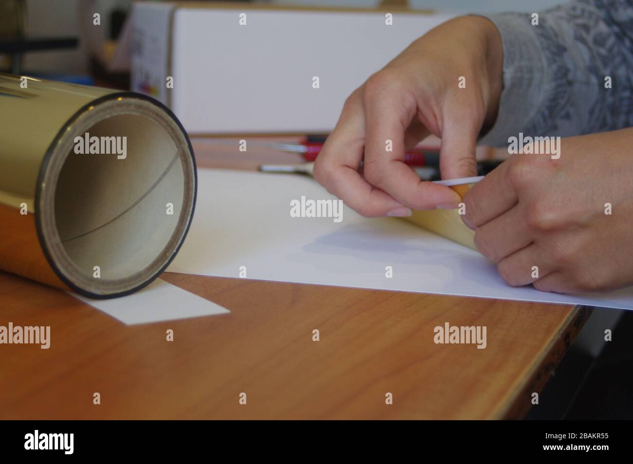 The many uses of golden premium glossy foil. Printed with professional