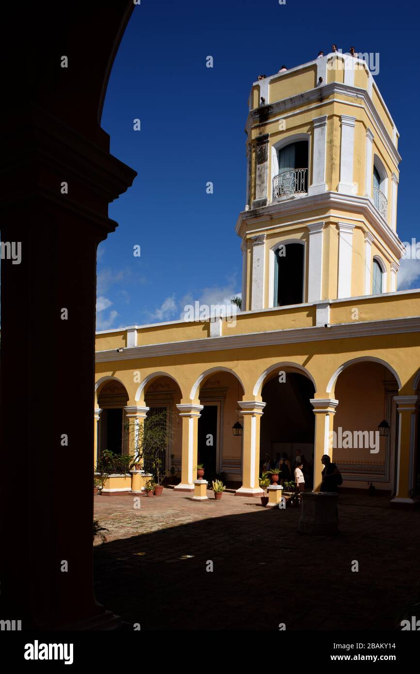 House, architecture, ancient, 2014, Cuba Stock Photo