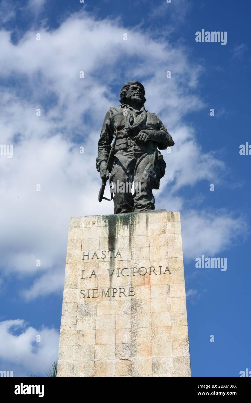 Monument, Hasta La Victoria Siempre, Mausoleum of Che Guevara, 2014, Cuba Stock Photo