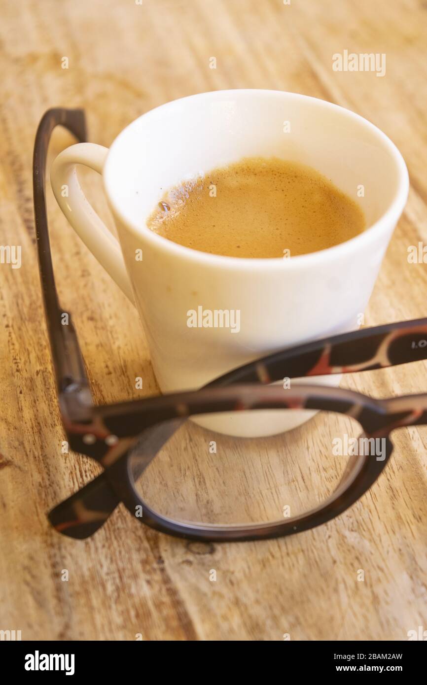 extra strong and creamy espresso Stock Photo Alamy