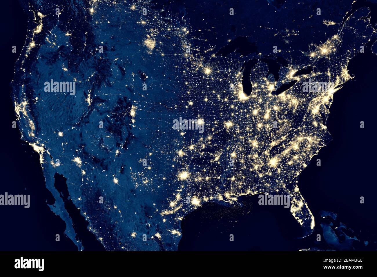 United States Lights Map food-buckets-clip-art-library