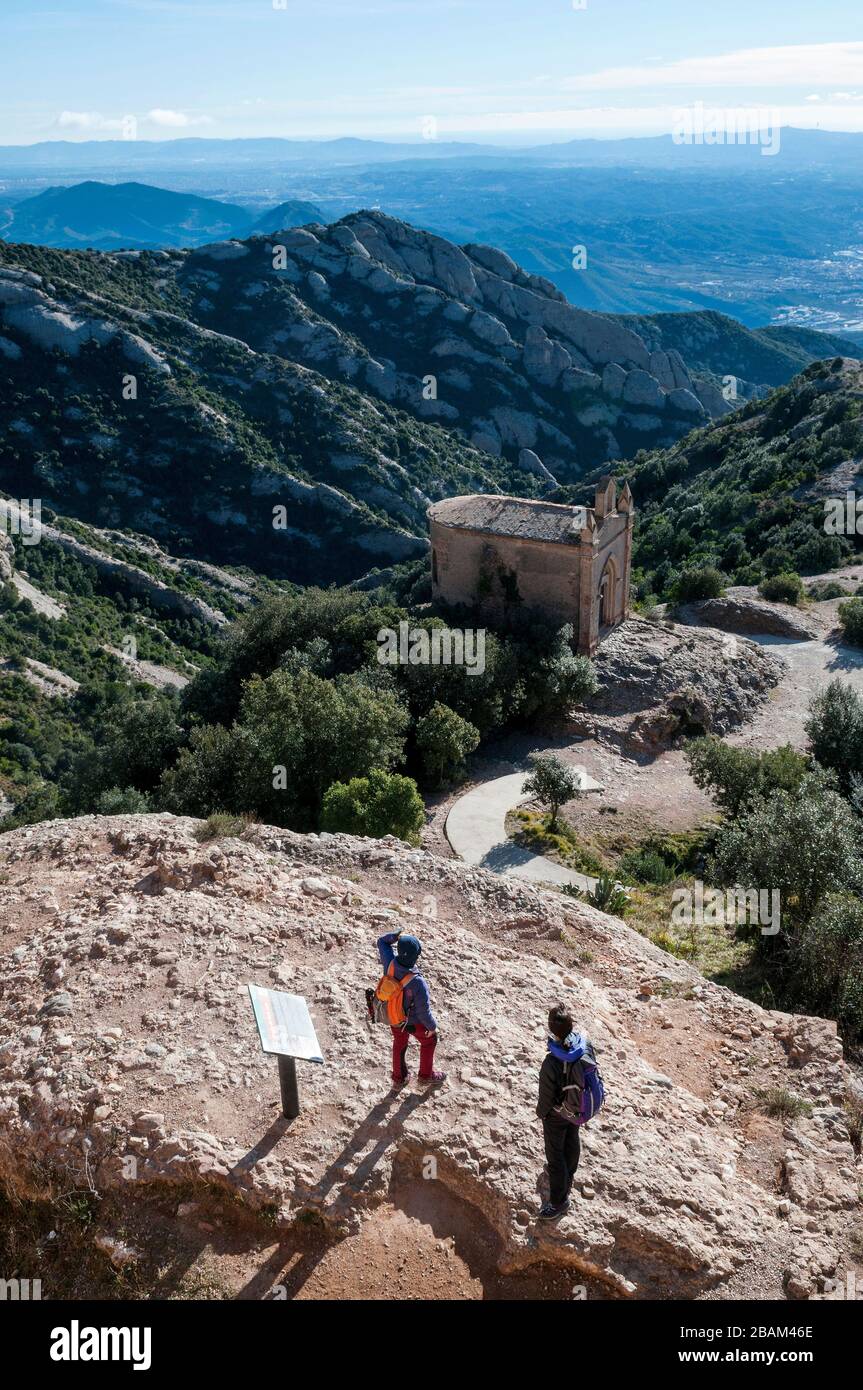 Ermita de Sant Joan, Montserrat Natural Park, Montserrat, Catalonia ...