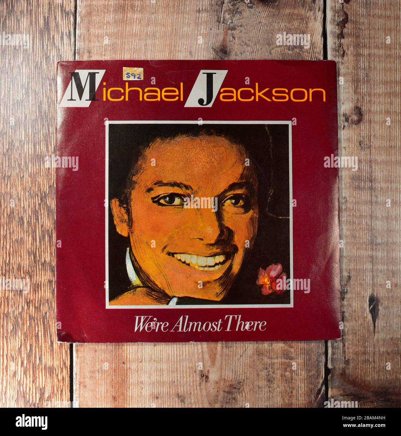 Michael Jackson - We're almost there - 7 inch single Stock Photo - Alamy