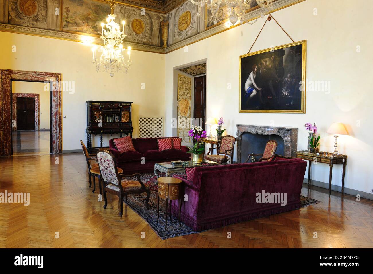 Room, 2012, Embassy of Brazil, Palazzo Pamphili, Rome, Italy Stock ...