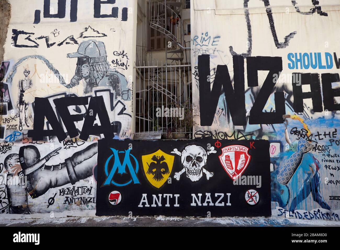 Graffiti at exarchia , Athens Greece Stock Photo - Alamy