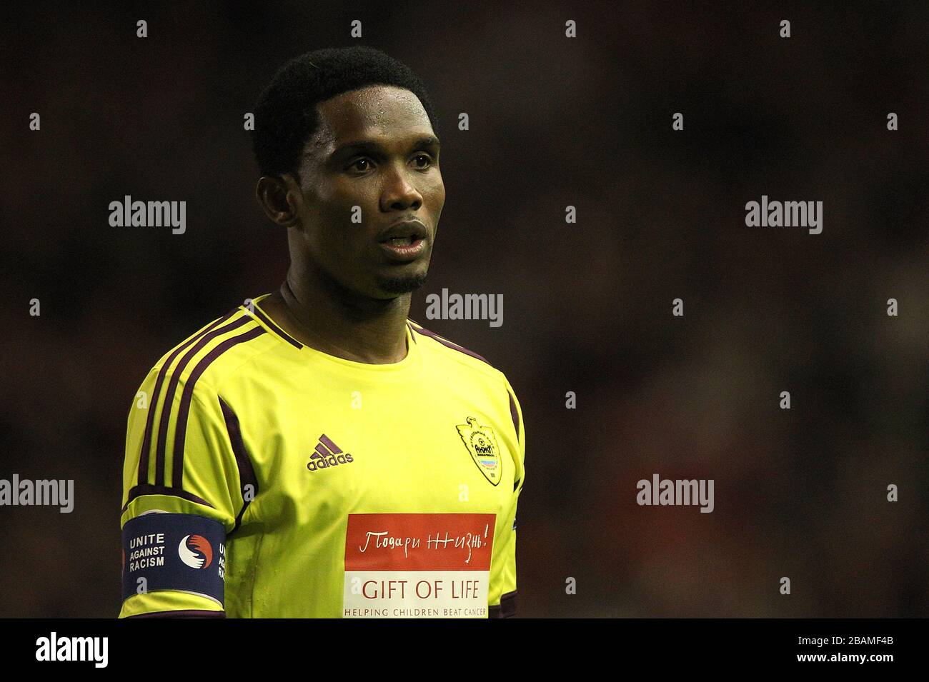 Samuel Eto'o, Anzhi Makhachkala Stock Photo