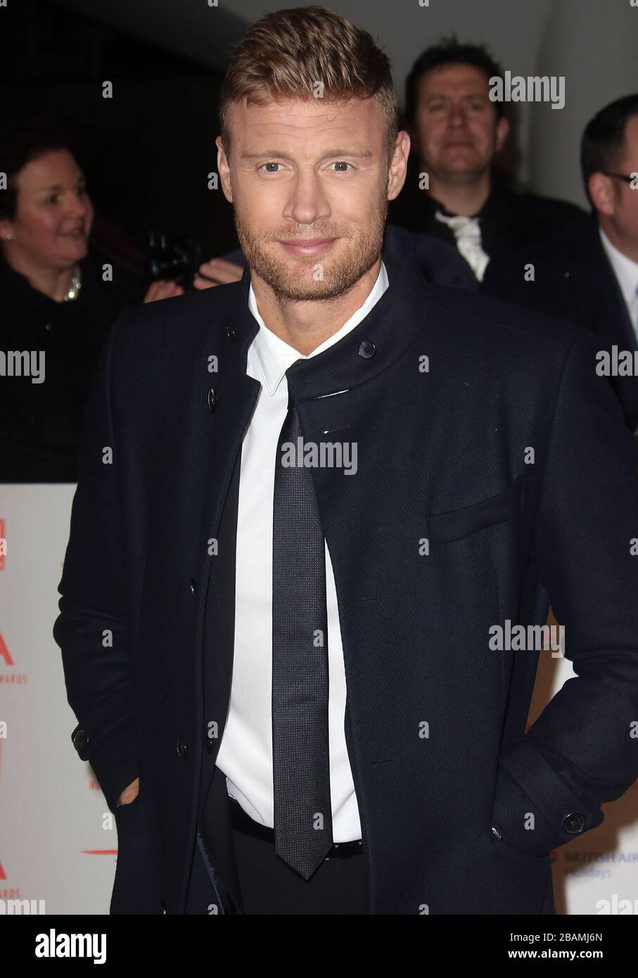 Jan 23, 2018 - London, England, UK - National Television Awards 2018 at The O2 Arena  Photo Shows: Freddie Flintoff Stock Photo