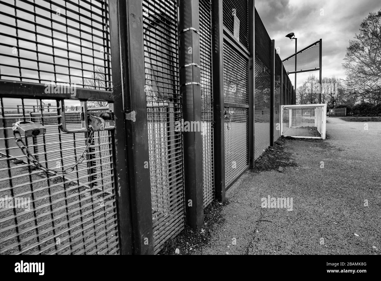 London Boston Manor Parks facilities under the lockdown Stock Photo