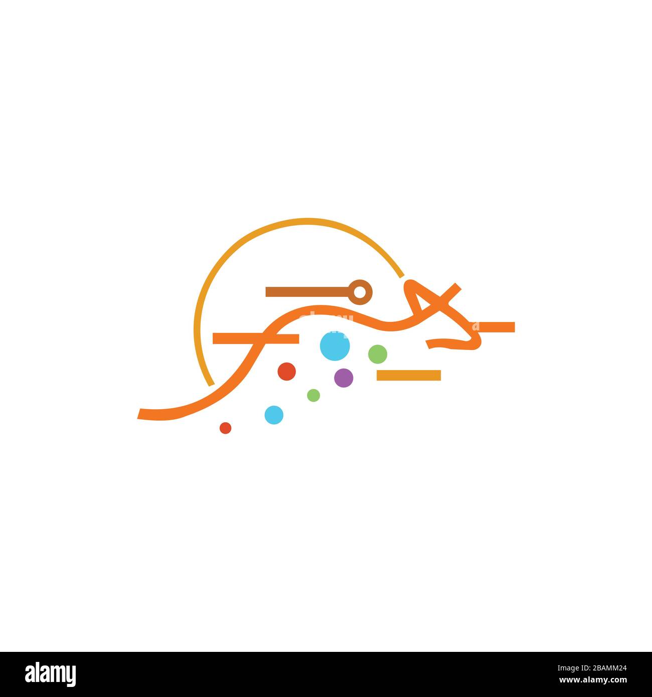 kangaroo logo design template Stock Vector