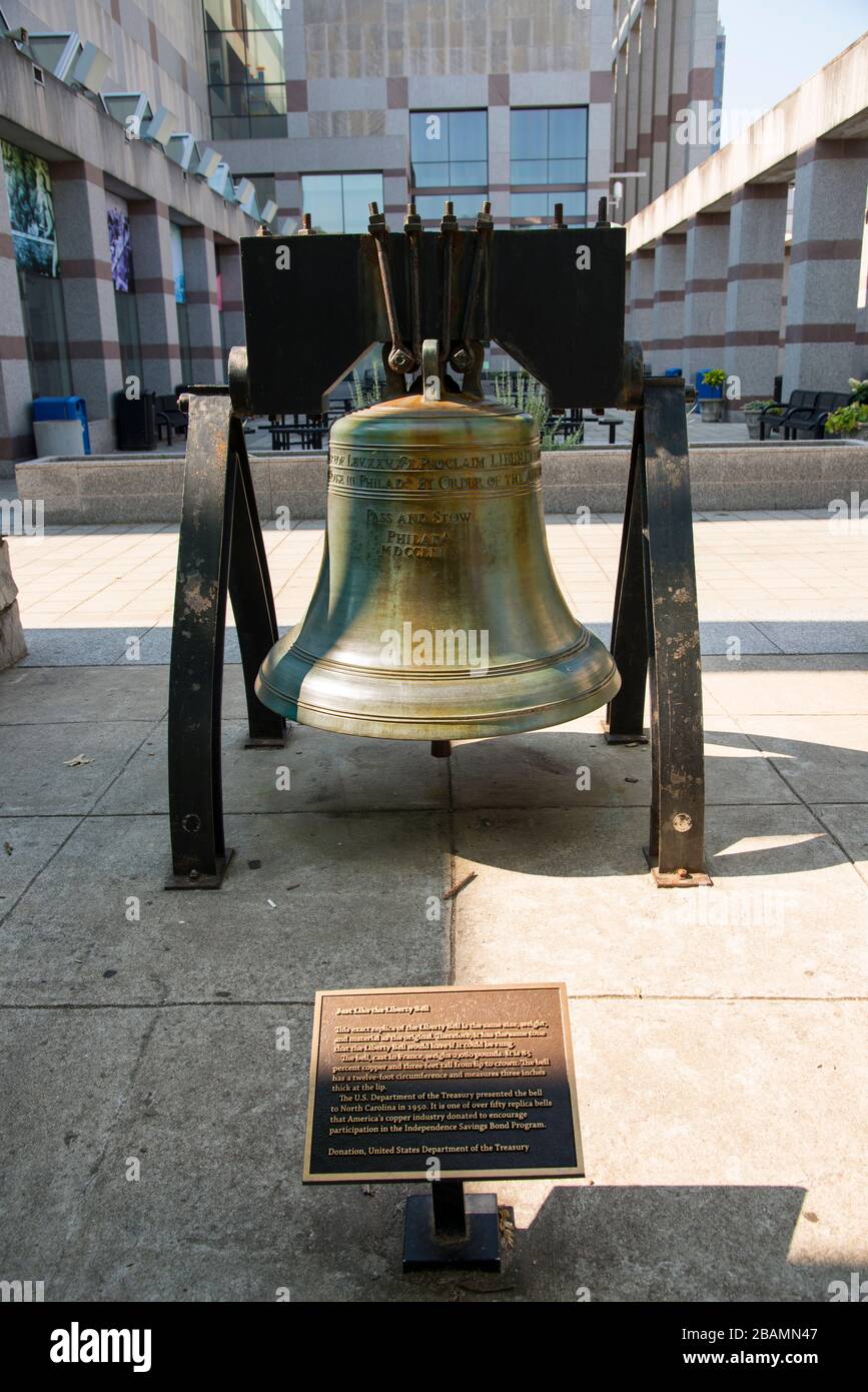 Exact Replica of the famous Liberty Bell located at the state capital