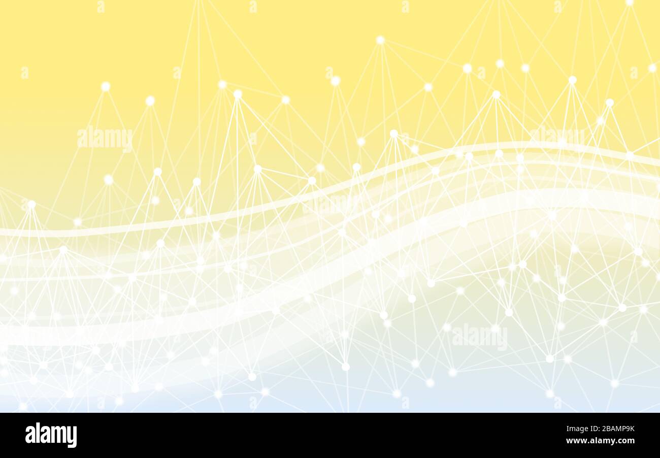 Abstract data connections; illustrating inter-connectivity and ...