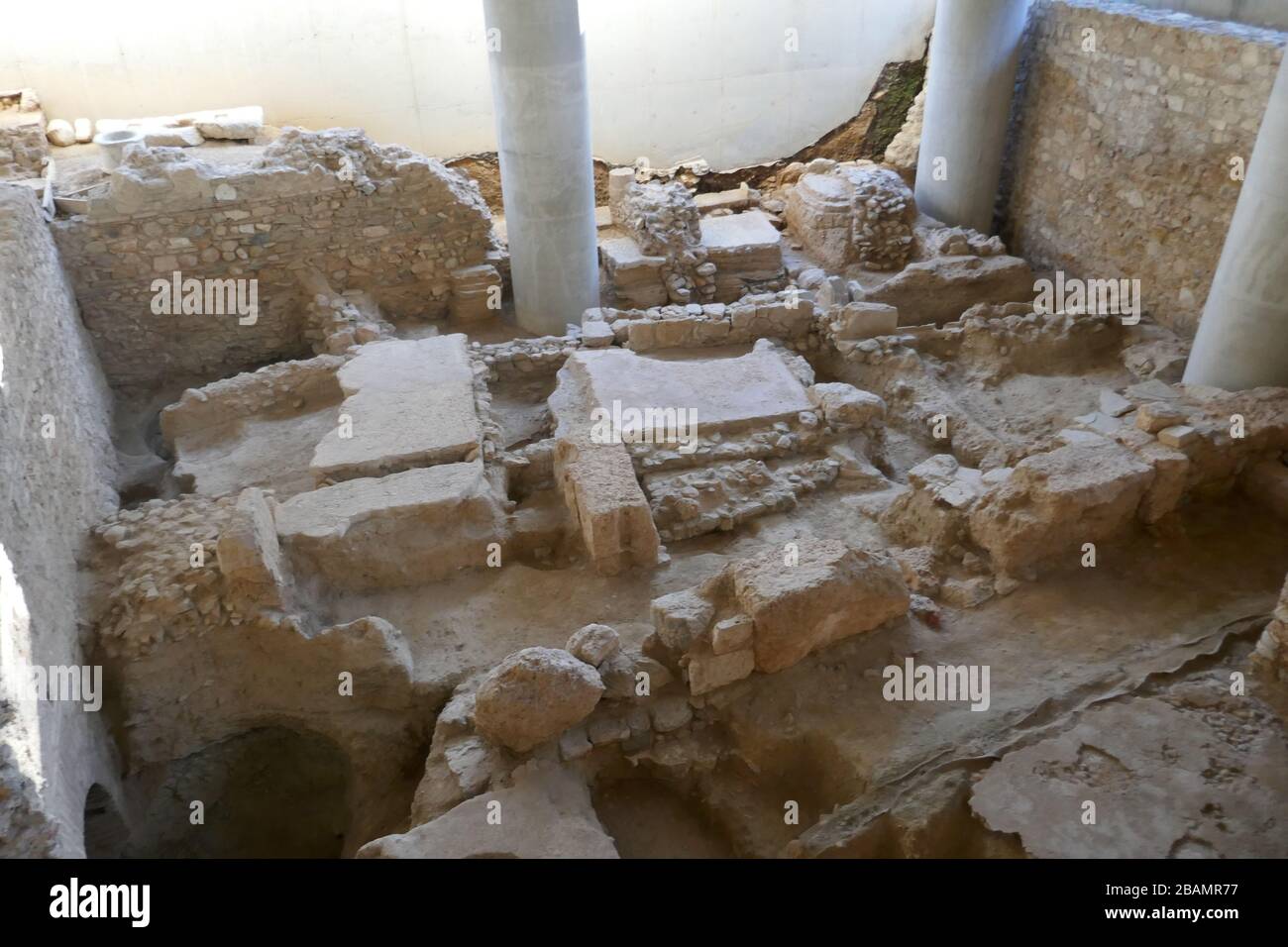 Acropolis Museum and Excavations Stock Photo - Alamy