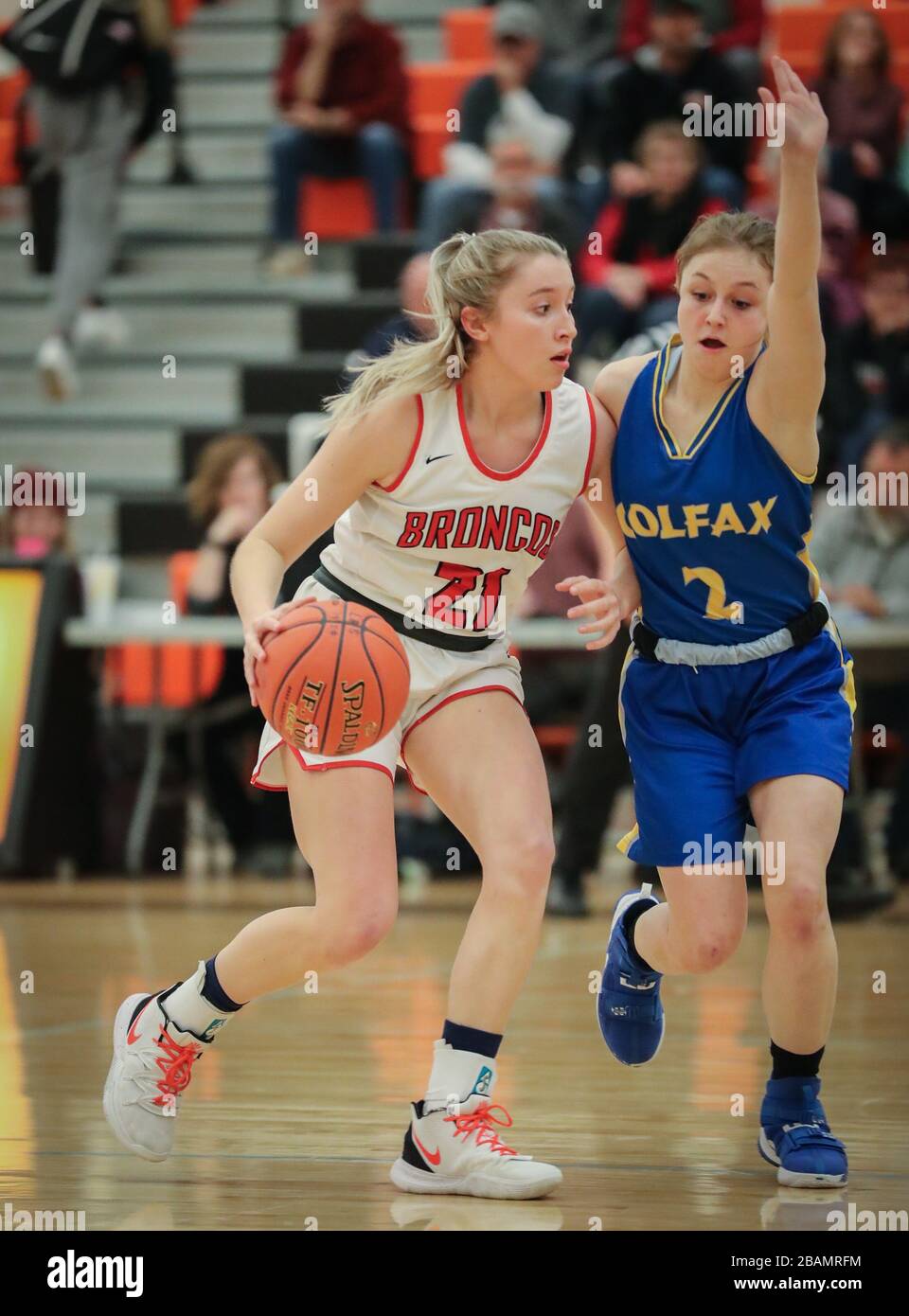 Basketball action with Colfax vs LindRitzville Sprague High School in