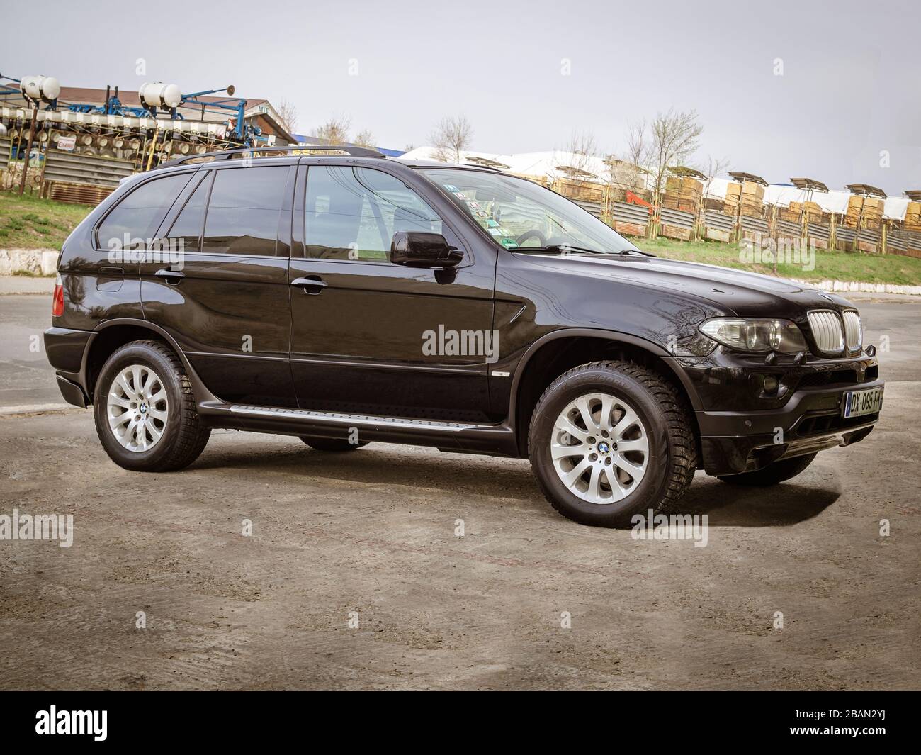 CHISINAU, MOLDOVA-MARCH 27, 2020: BMW X5 (E53) (first generation