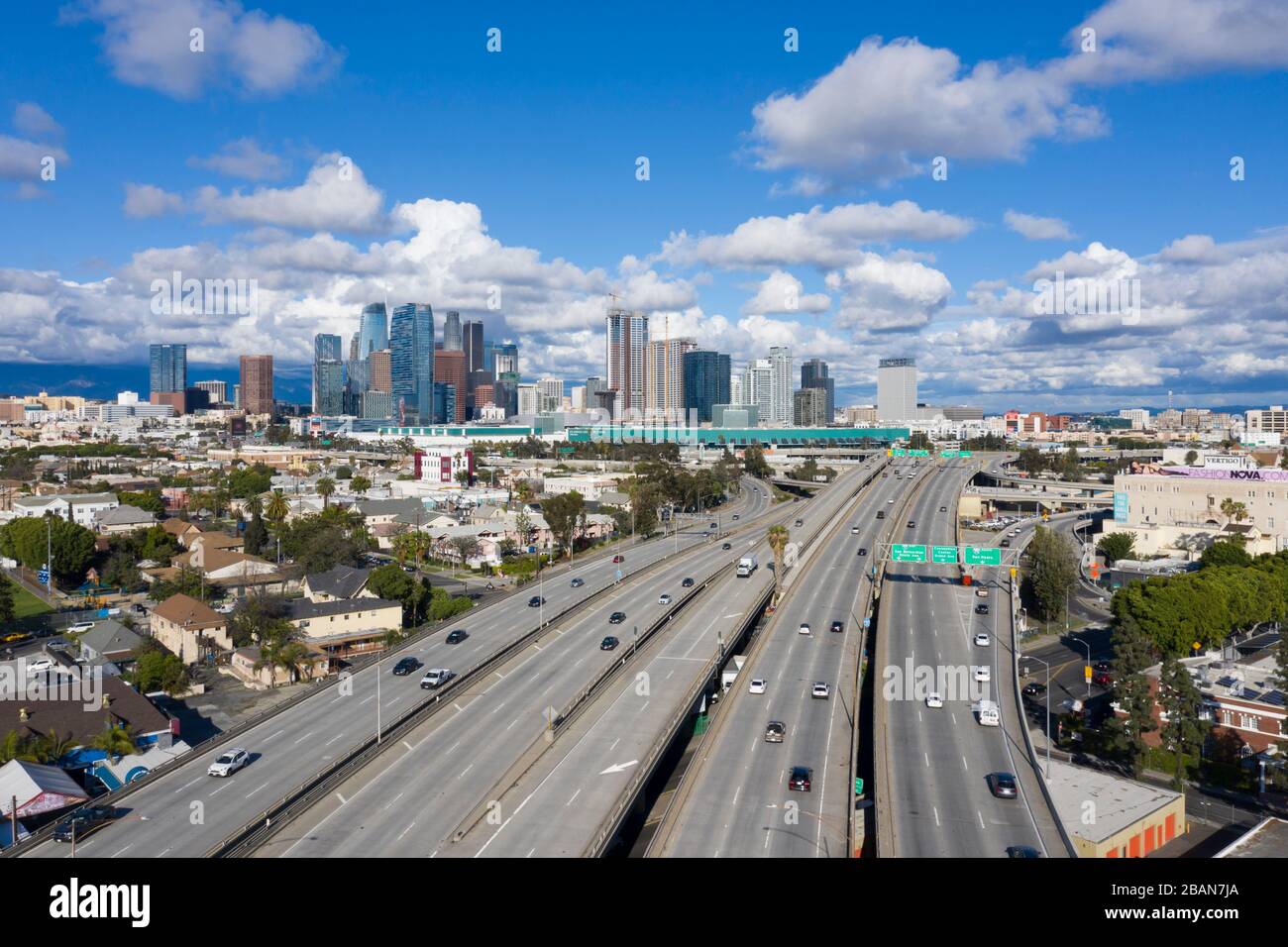 La freeway aerial hires stock photography and images Alamy