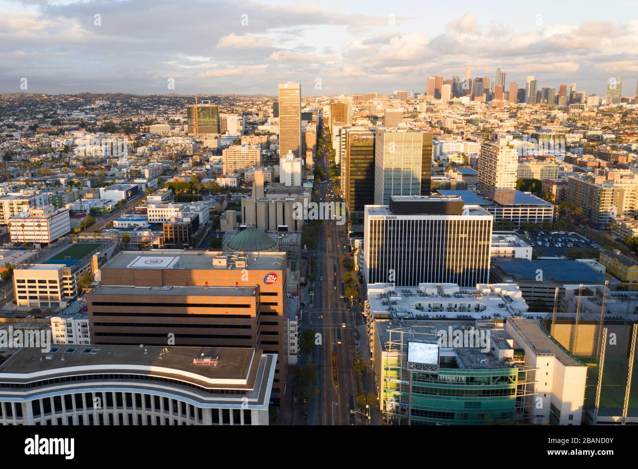 Wilshire Boulevard Aerial Hi-res Stock Photography And Images - Alamy