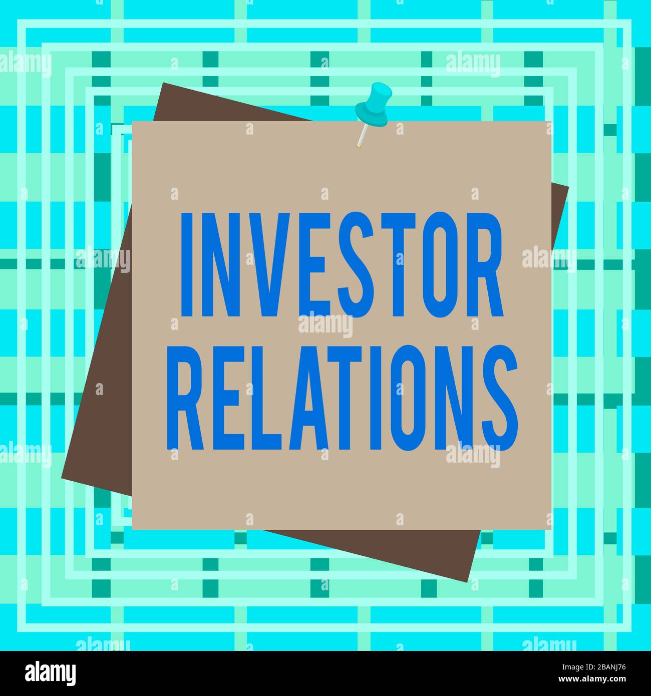 Text sign showing Investor Relations. Business photo text management ...