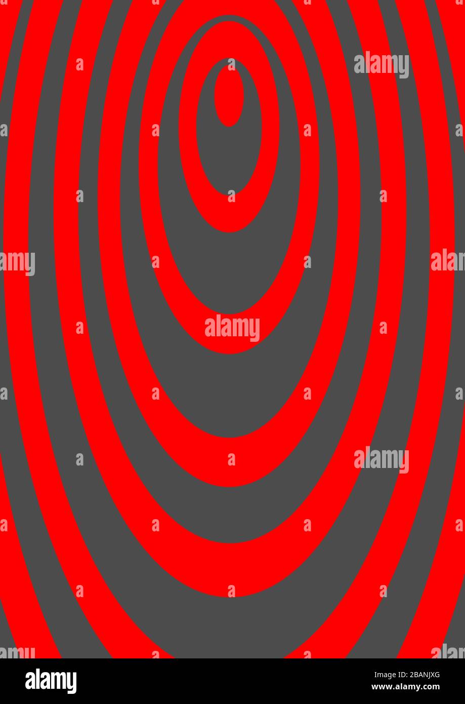Template for the text red circles on a black background. Stock Vector