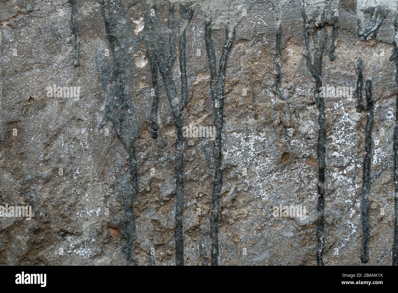 Texture of old dirty concrete wall for background, Vintage look wall texture background Stock Photo