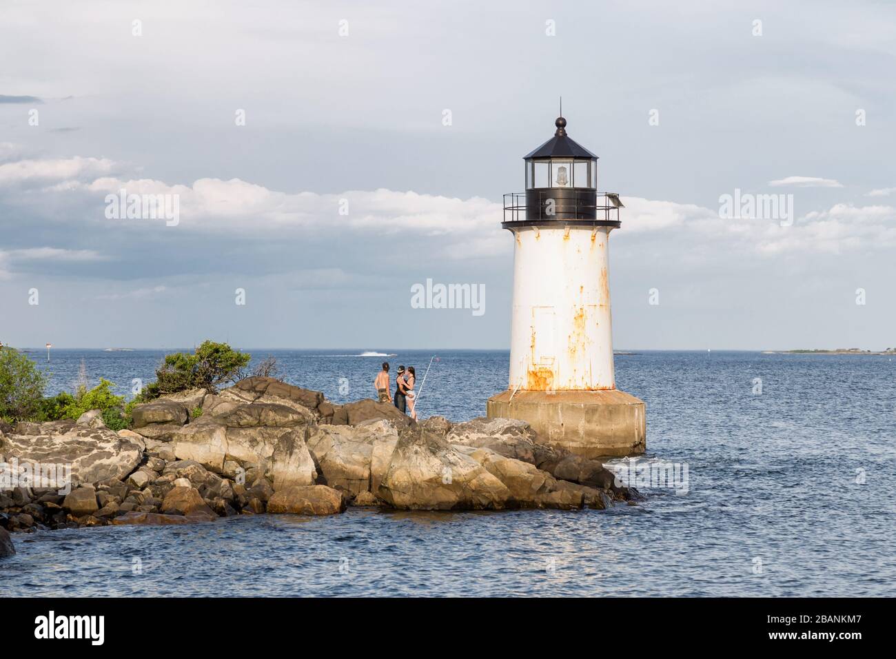 Winter Island Lighthouse in Salem, Massachusetts Stock Photo Alamy