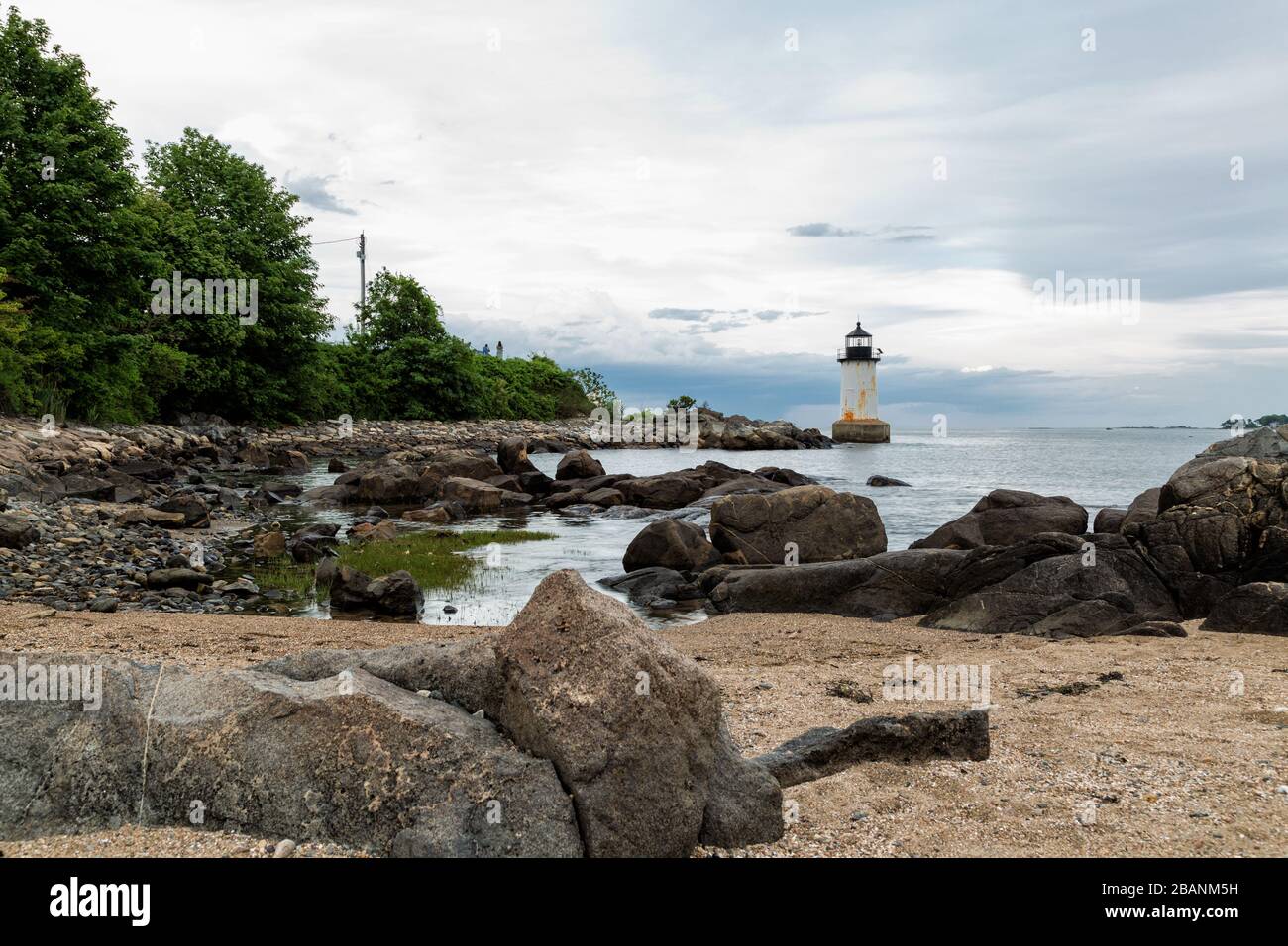 Winter Island Lighthouse in Salem, Massachusetts Stock Photo Alamy