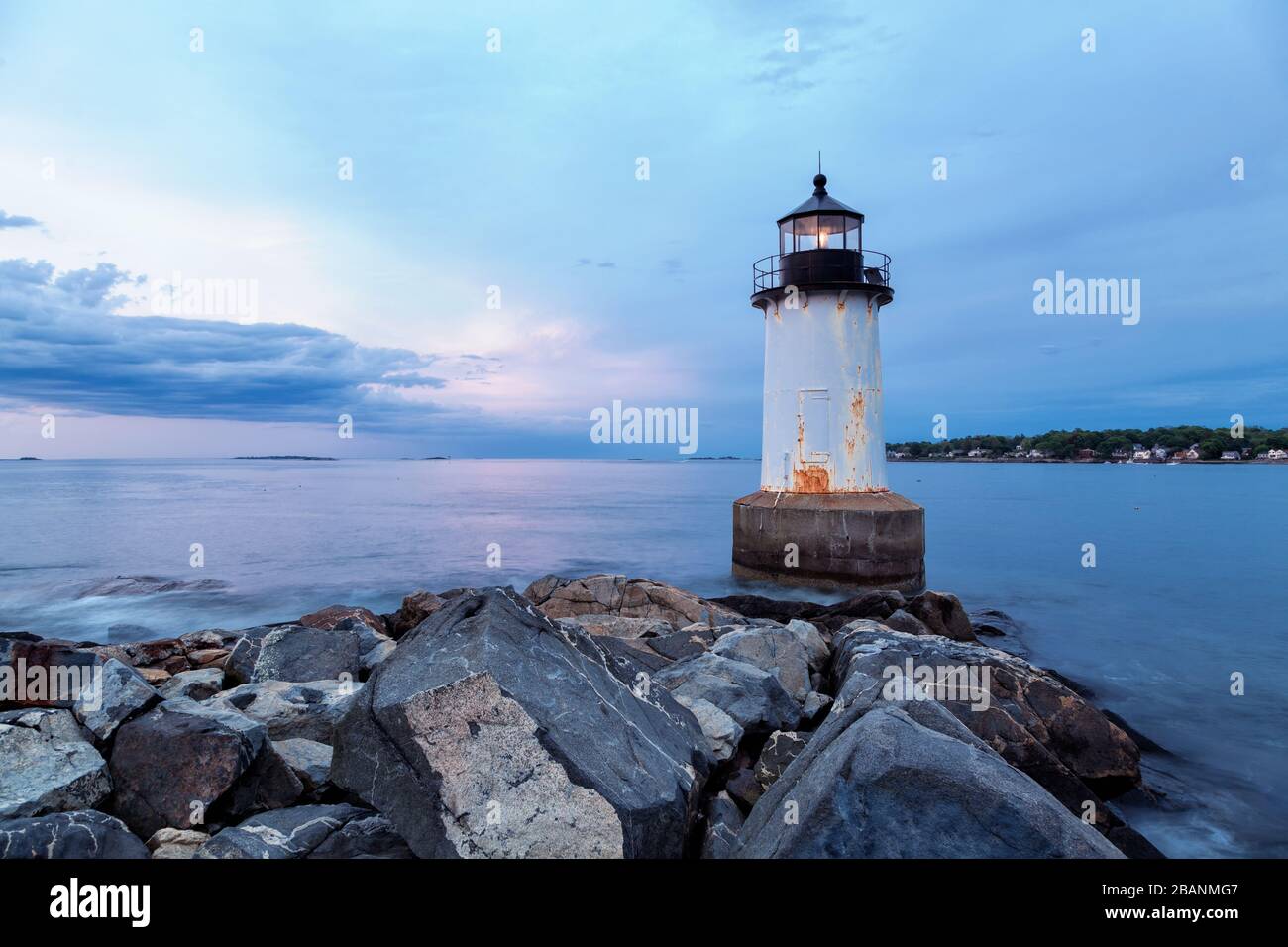 Winter Island Lighthouse in Salem, Massachusetts Stock Photo Alamy