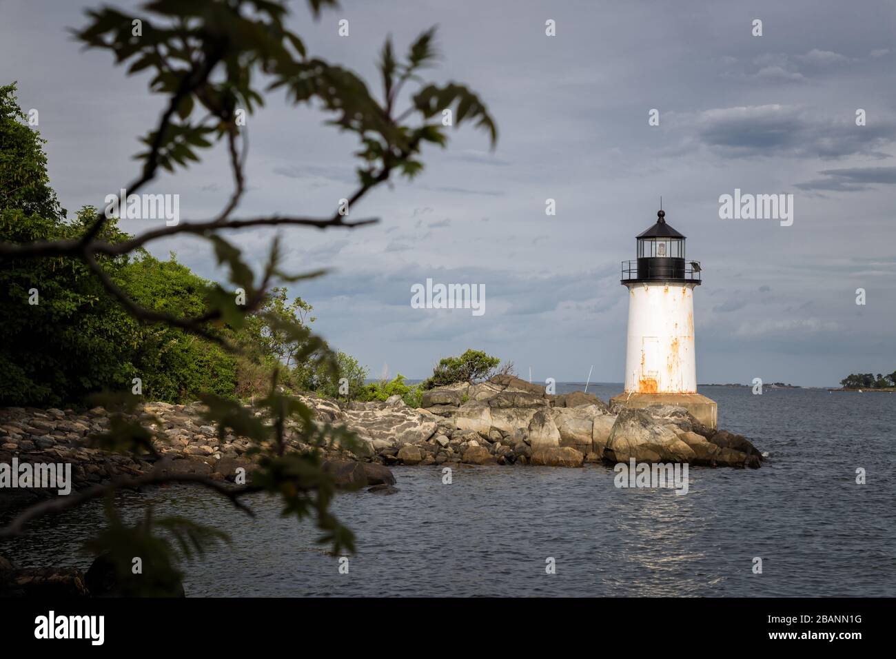 Winter Island Lighthouse in Salem, Massachusetts Stock Photo Alamy