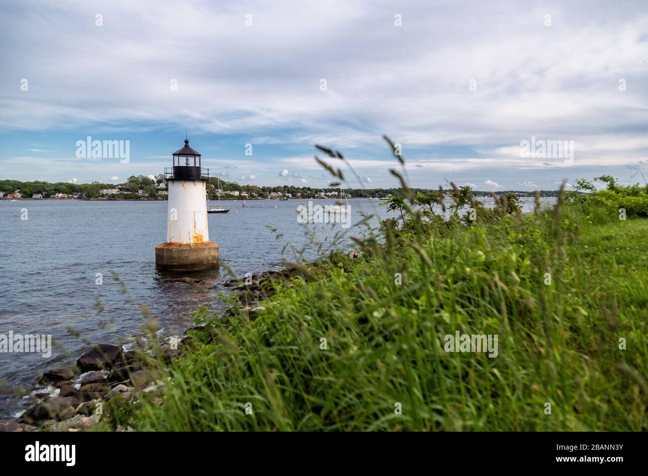 Winter Island Lighthouse in Salem, Massachusetts Stock Photo Alamy