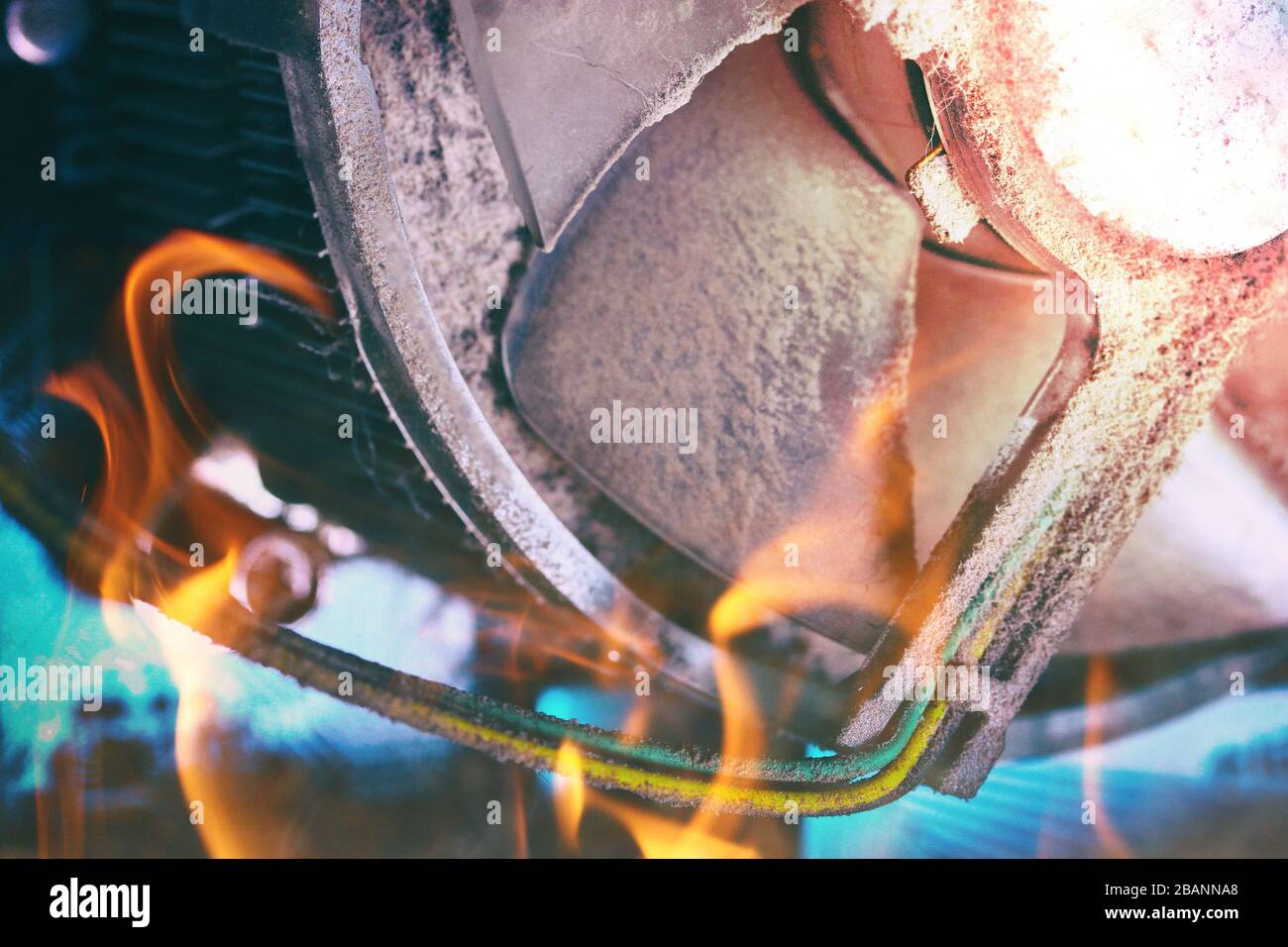 Old computer system unit with dust inside Stock Photo - Alamy