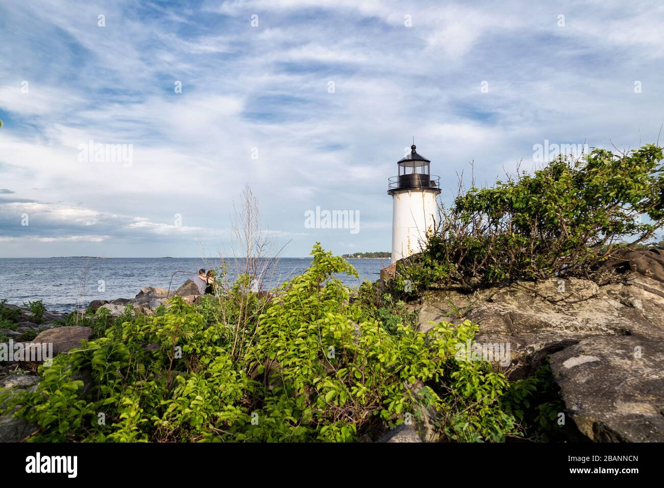 Winter Island Lighthouse in Salem, Massachusetts Stock Photo Alamy