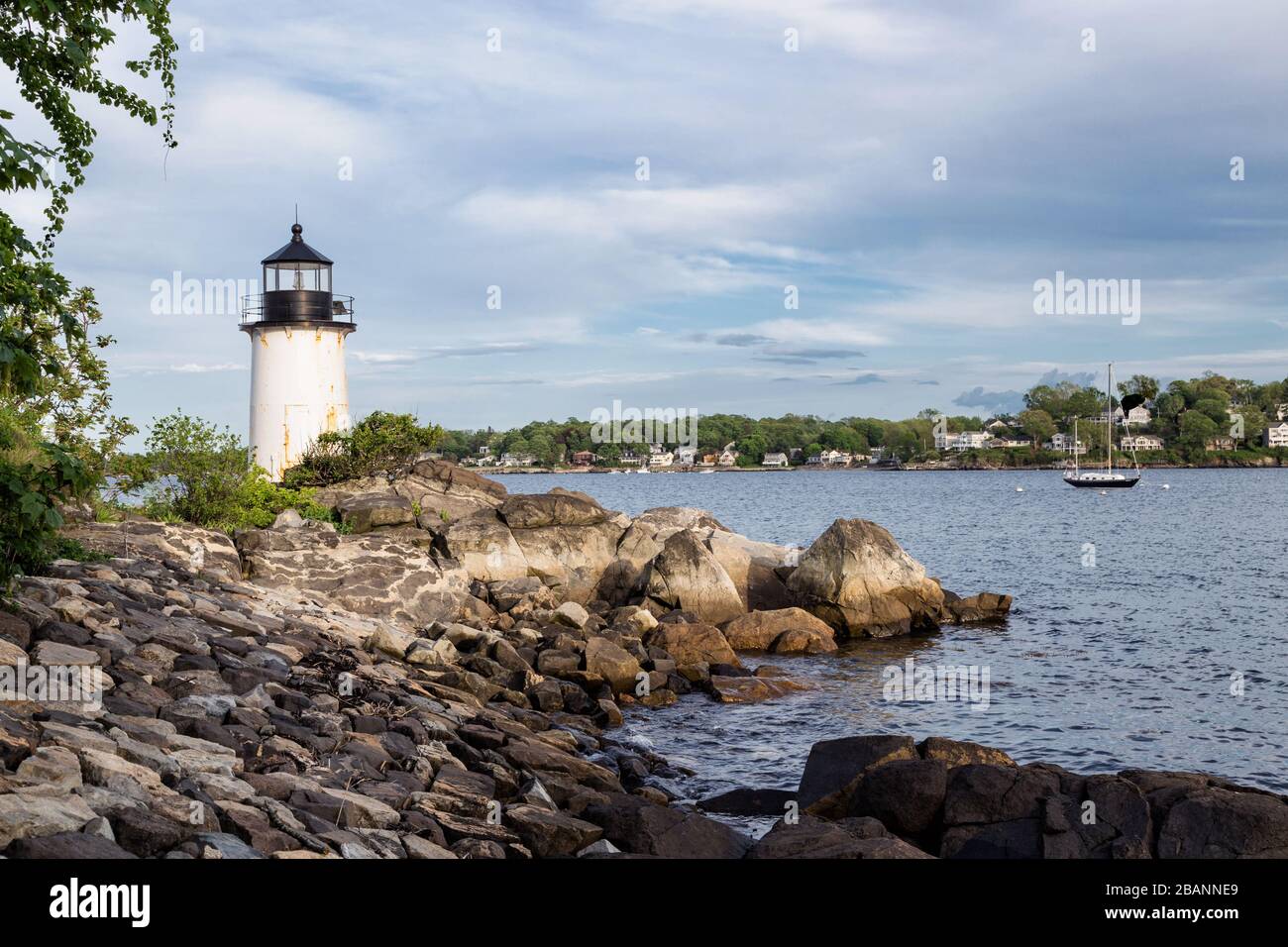 Winter Island Lighthouse in Salem, Massachusetts Stock Photo Alamy