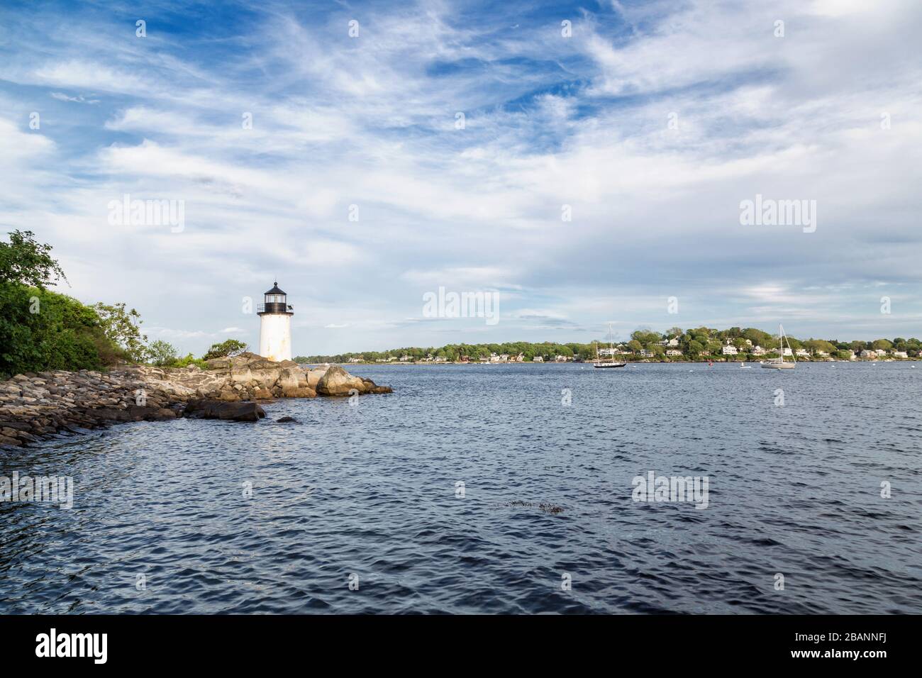 Winter Island Lighthouse in Salem, Massachusetts Stock Photo Alamy