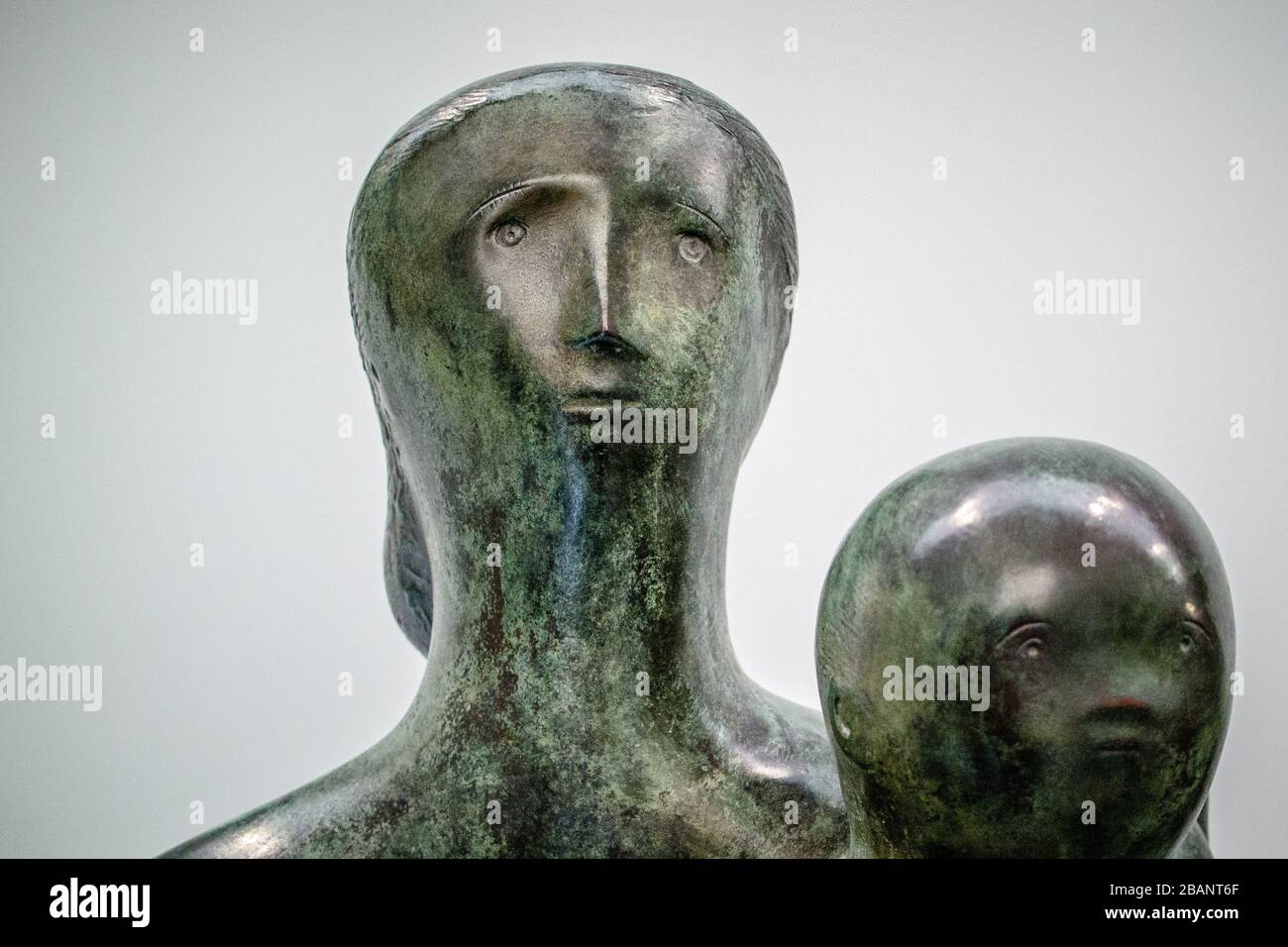 Family Group, Henry Moore - Tate Britain Stock Photo