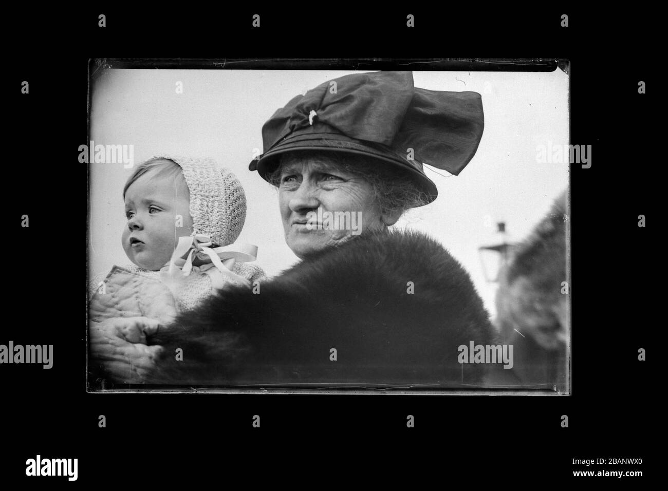 Plate Glass Negative Shown In Positive Stock Photo Alamy