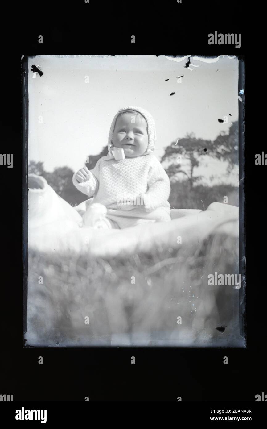 Plate Glass Negative Shown In Positive Stock Photo Alamy