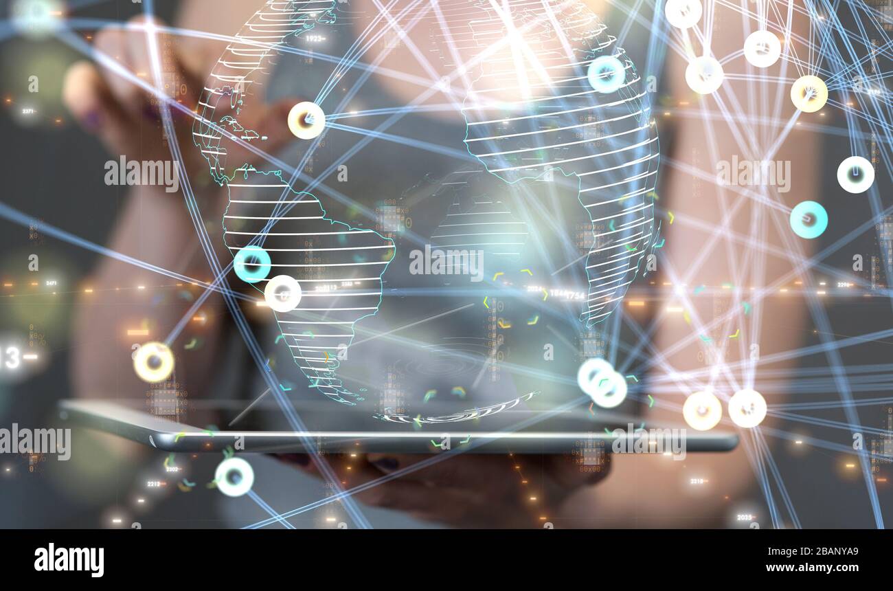 Digital interface technology data hi-res stock photography and images ...
