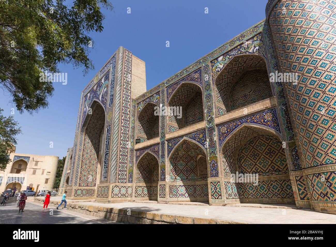 Nadir Divan Begi Madrasah, or Nadir Devonbegi, Bukhara, Buchara, Uzbekistan, Central Asia, Asia Stock Photo