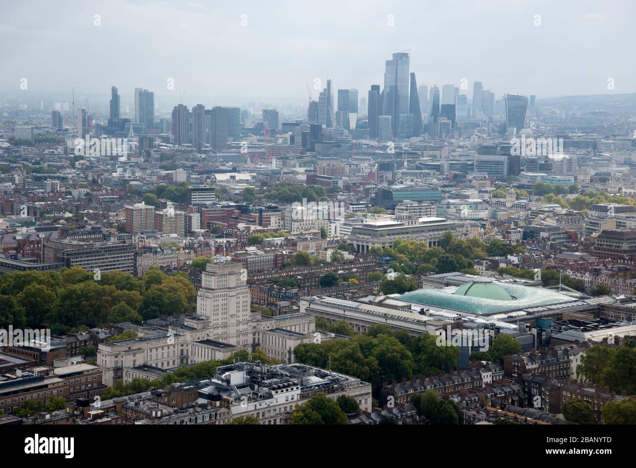 Aerial View of the Great Court British Museum Senate House UCL & City