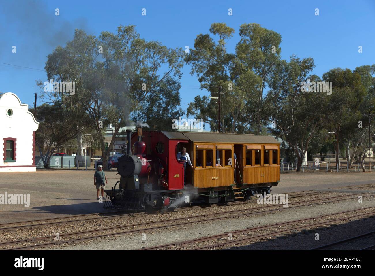 The unique "Coffee Pot" a heritage rail steam motor coach is the last
