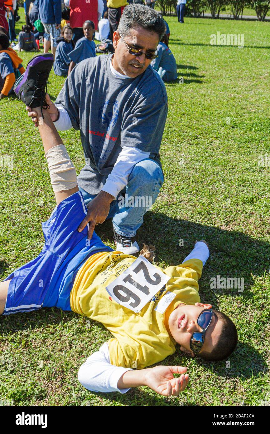 Miami Florida Liberty City Traz Powell Stadium Special Olympics Needs