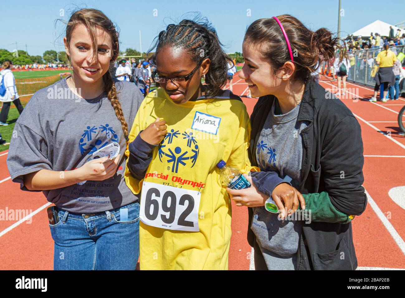 Miami Florida Liberty City Traz Powell Stadium Special Olympics Needs