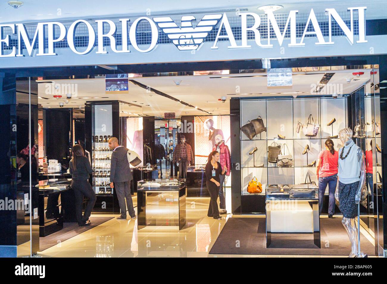 Armani shop front hi-res stock photography and images - Alamy