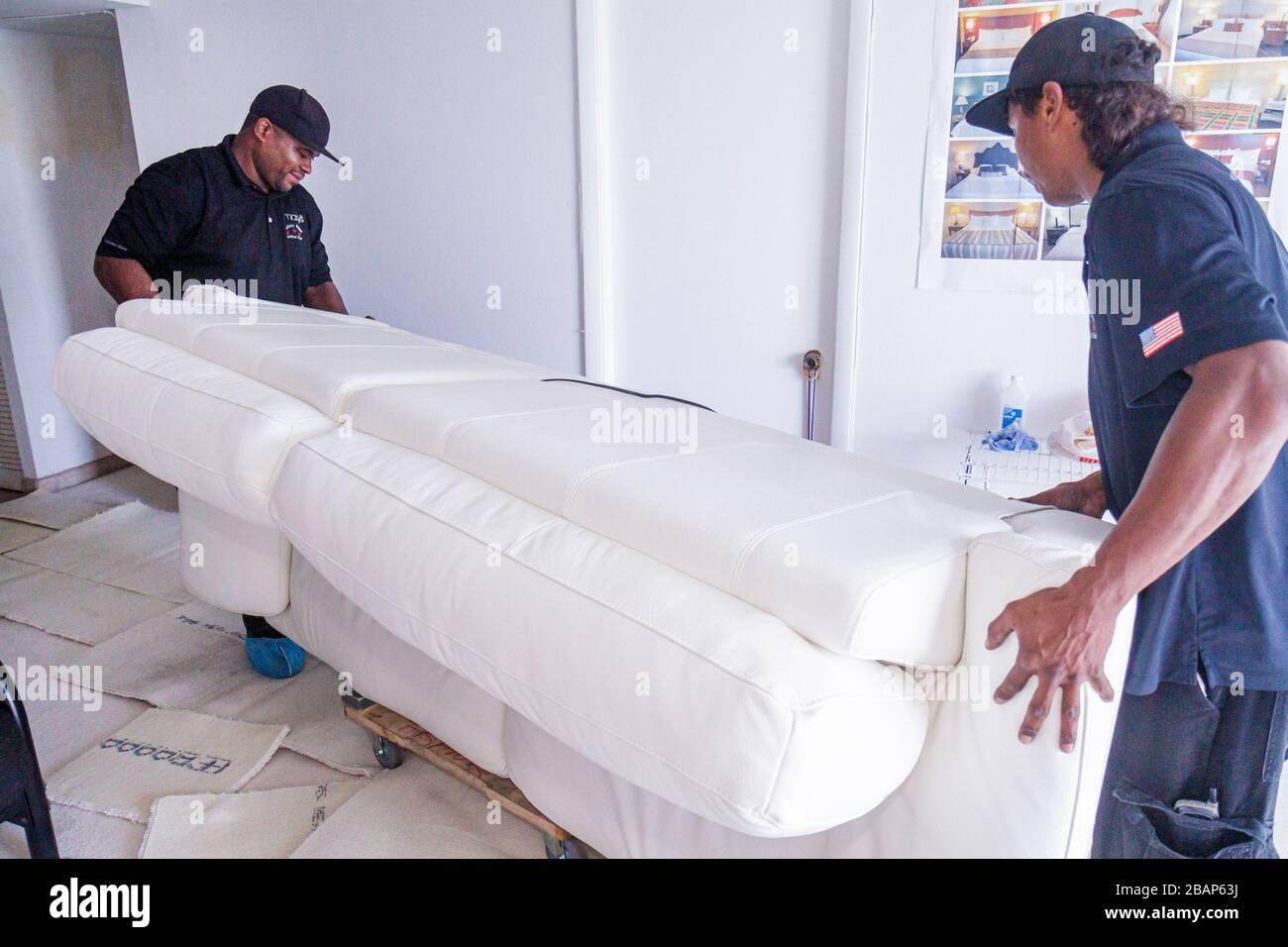 Miami Beach Florida,Macy's,driver,deliveryman,furniture,mover,recliner