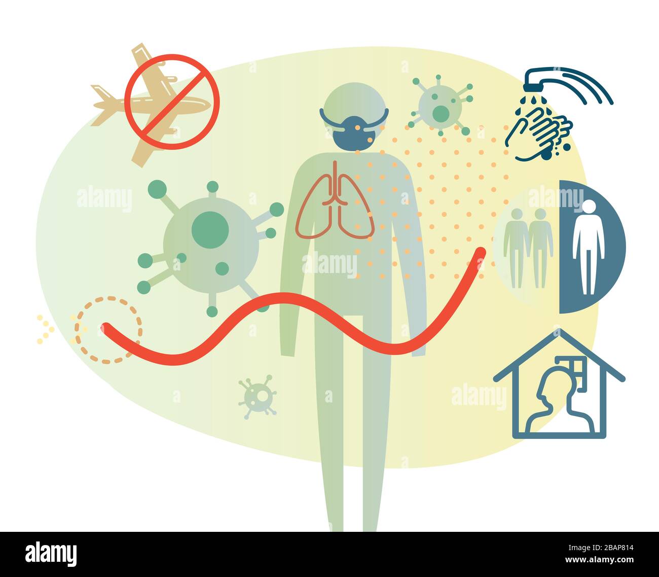 Novel Coronavirus - 2019-nCoV - Global Impact - Illustration as EPS 10 ...