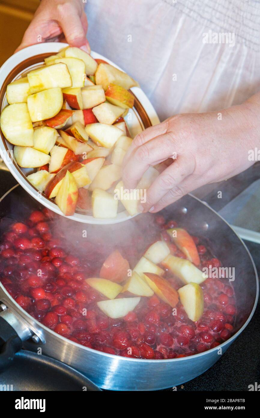 Making Compote Making fruit fruits compote apples pears hi-res stock photography and ...