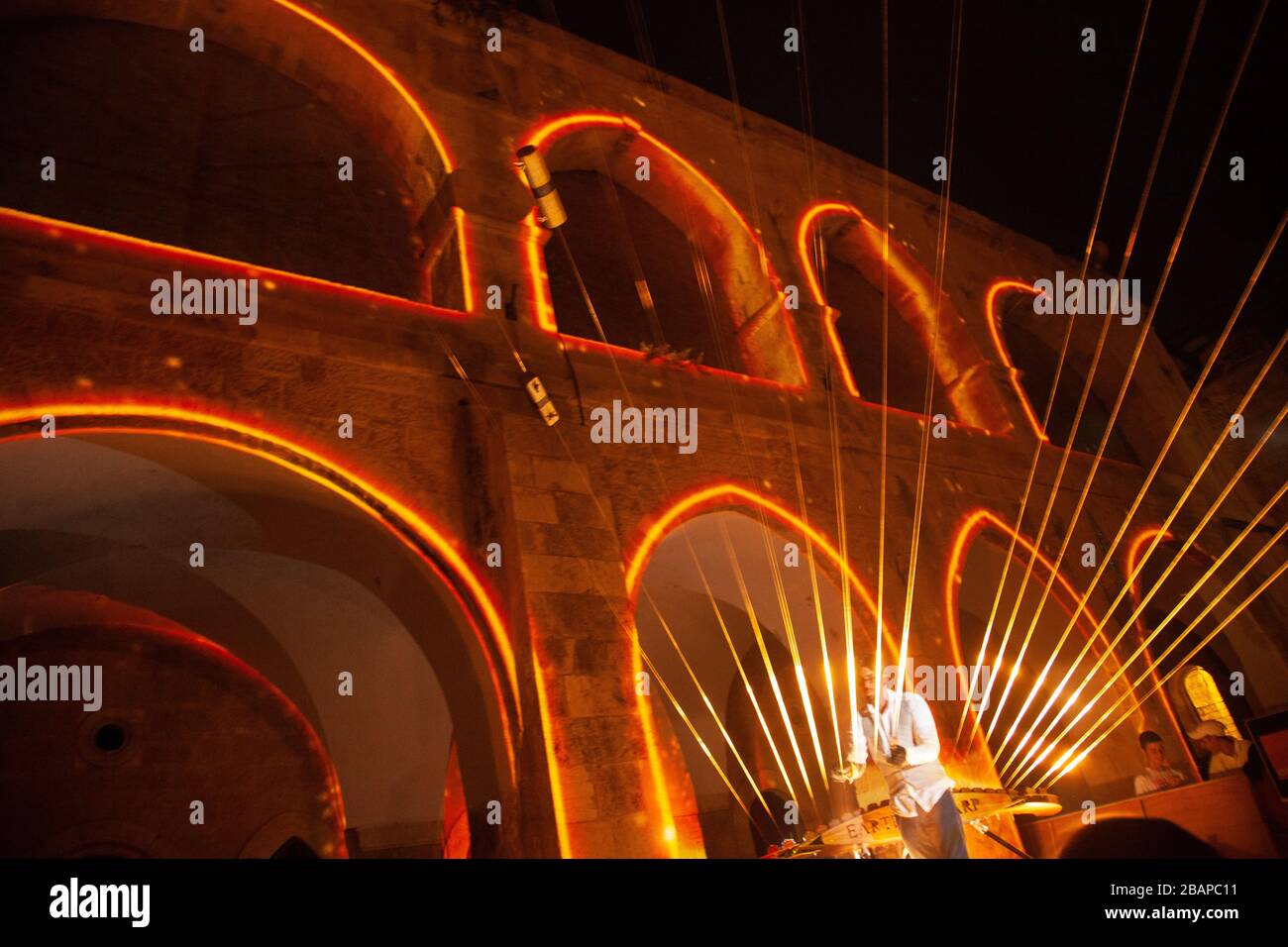 Jerusalem Festival of Light Culture of Israel Stock Photo Alamy