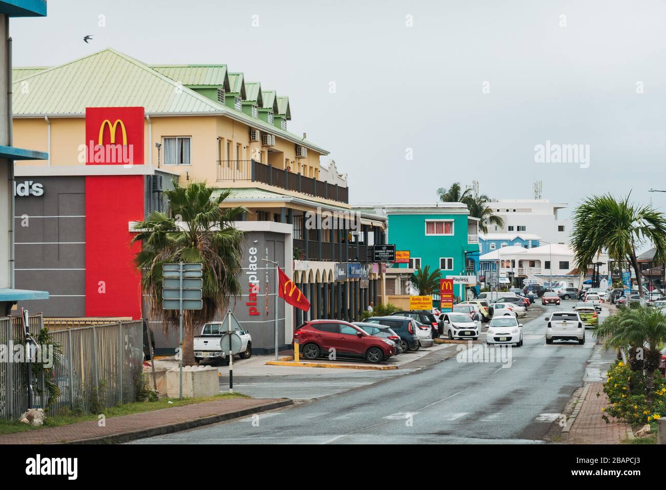 McDonald's in Cole Bay, St. Maarten Stock Photo Alamy