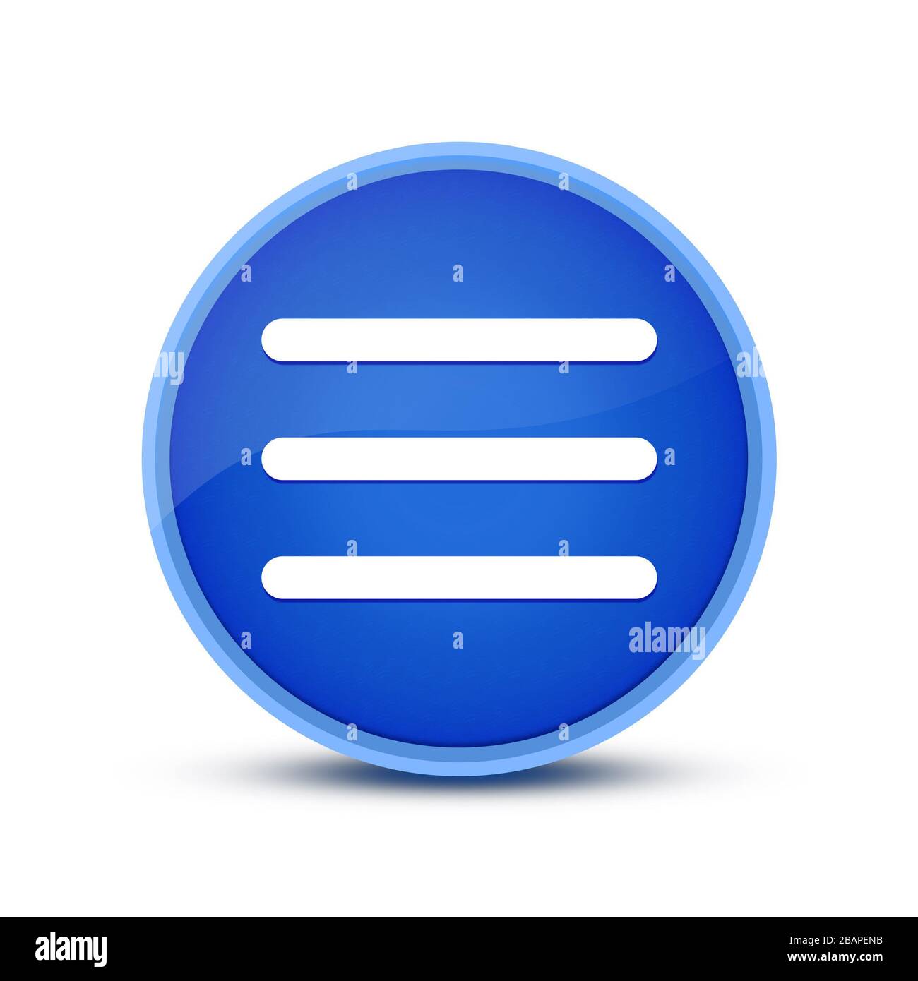 Red sign white bar on round shape hi-res stock photography and images ...