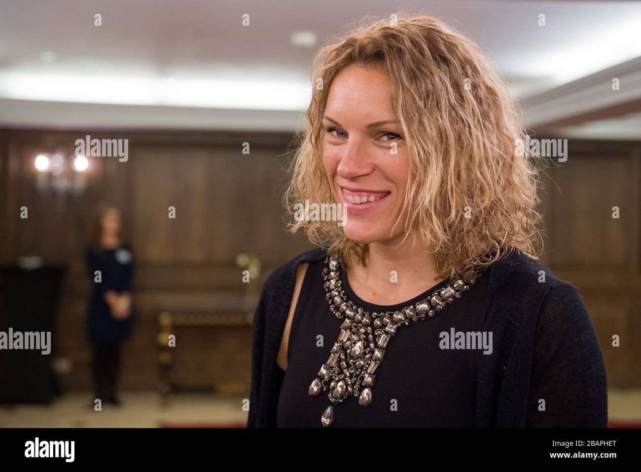 Lithuanian athlete  Austra Skujyte Stock Photo